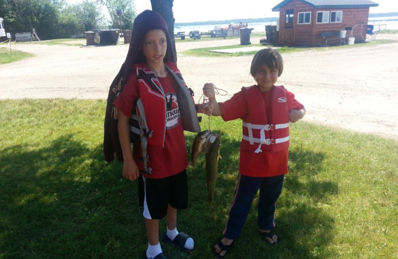 Fishing at Sullivans Resort & Campground.