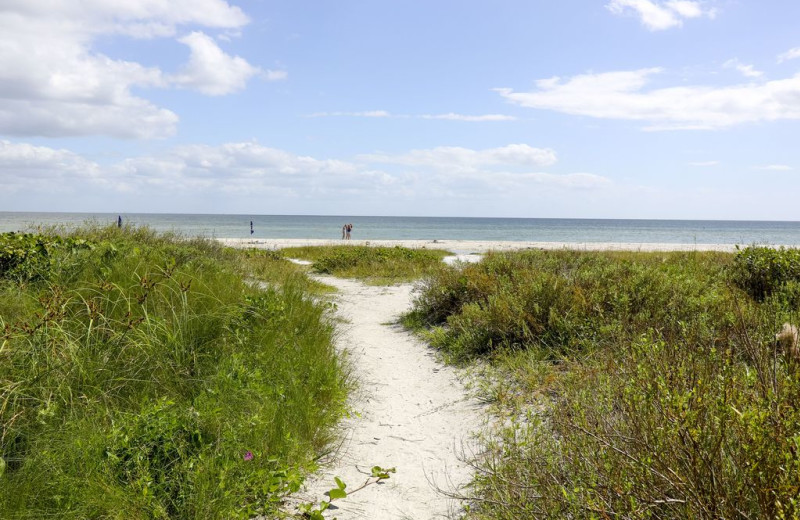 Beach at Sanibel Vacations.