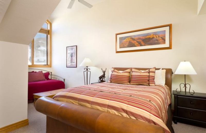 Guest room at Beaver Creek Lodge.