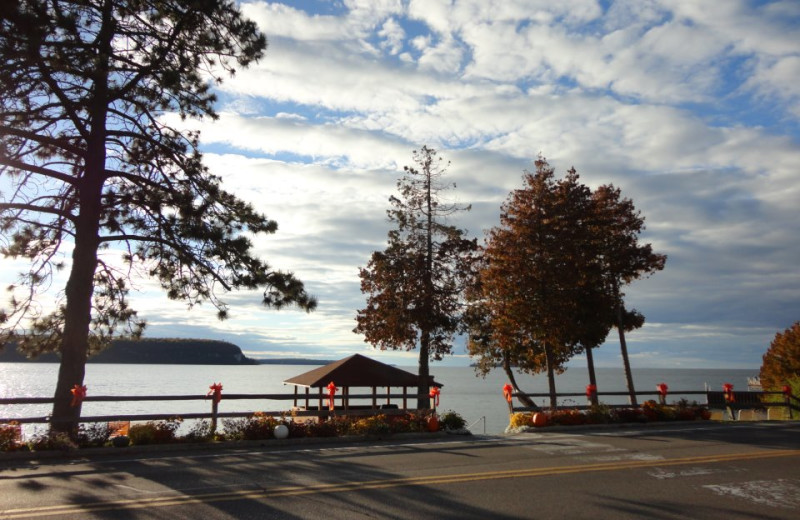 Lake view at  Pine Grove Resort.