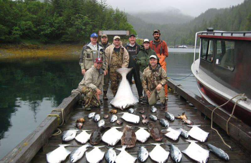 Fishing at Port Lions Lodge.