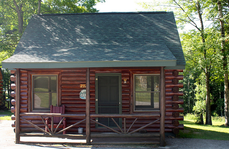 Cabin Exterior at Benjamin's Beaver Creek Resort 