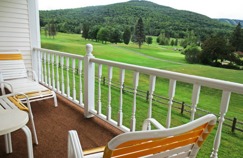 Balcony view at The Thompson House.