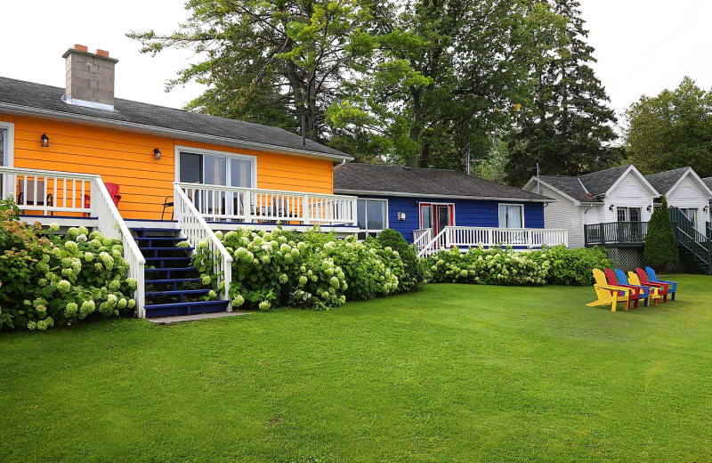 Cabins at Bayview Wildwood Resort.