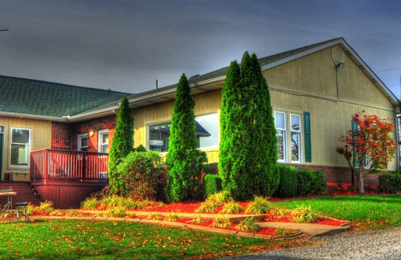 Lodge exterior at Deer Creek Lodge.