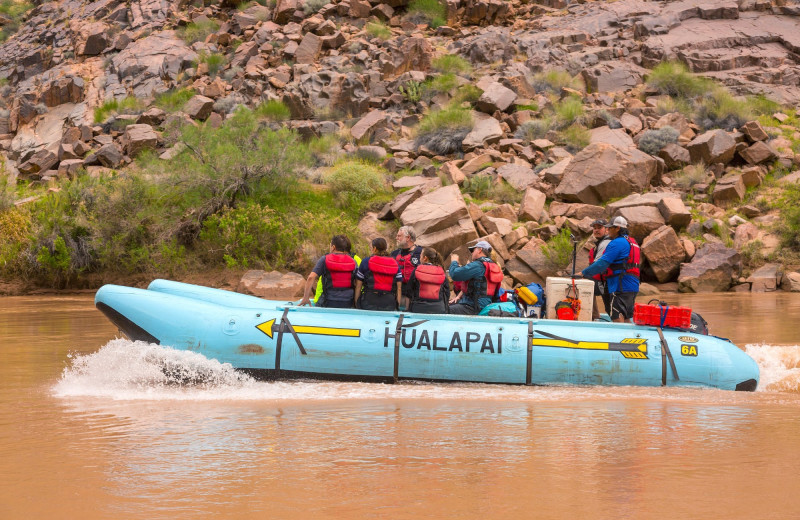 Rafting at Hualapai Lodge.