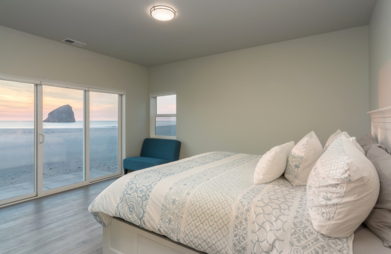 Rental bedroom at Shorepine Vacation Rentals.