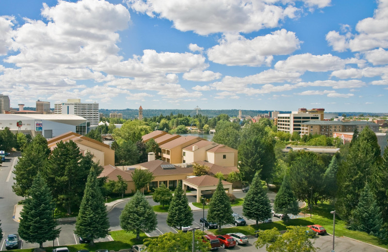 Exterior view of Courtyard by Marriott Spokane Downtown at the Convention Center.