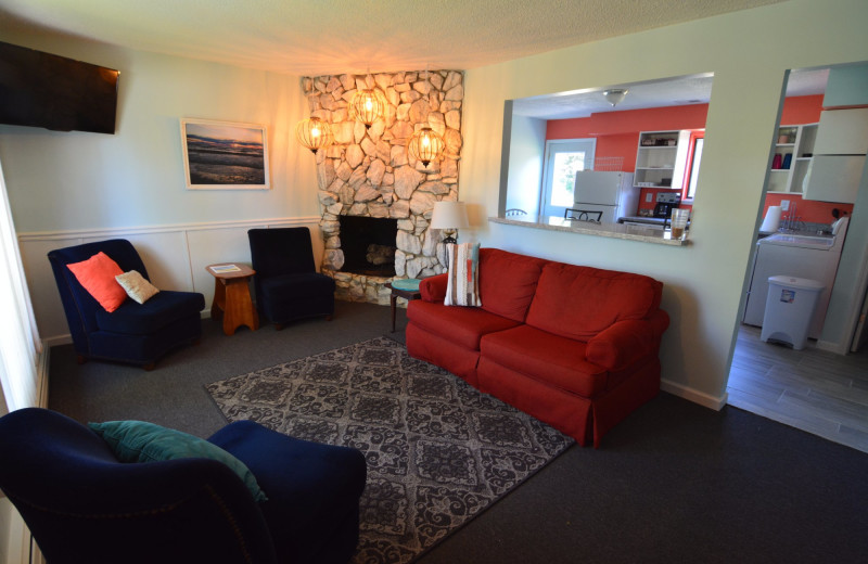 Guest room at Hop & Vine Inn.