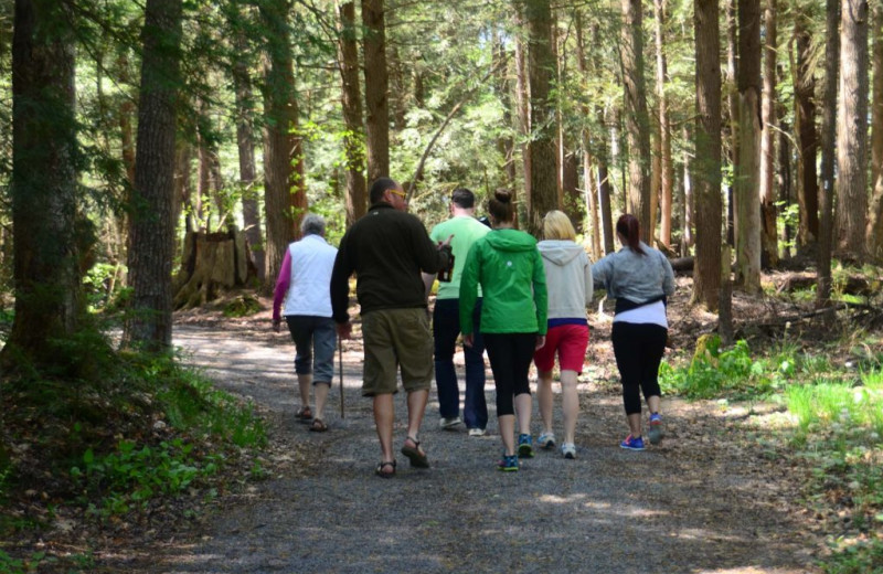Hiking at Railey Vacations.