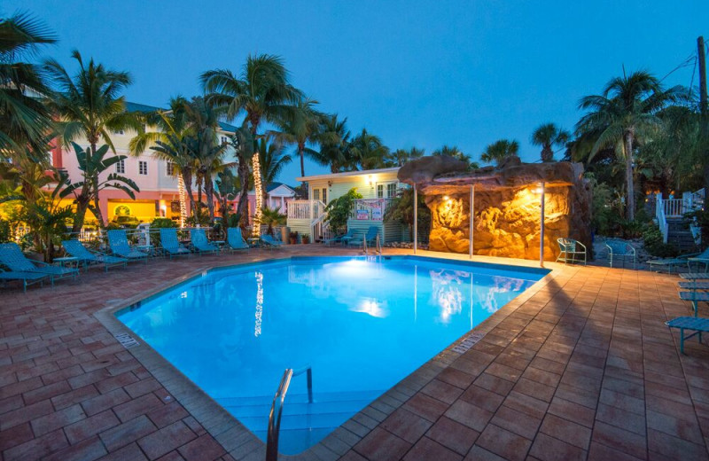Outdoor pool at Lighthouse Resort Inn & Suites.
