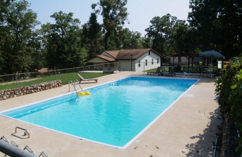 Outdoor pool at Oak Ridge Resort.