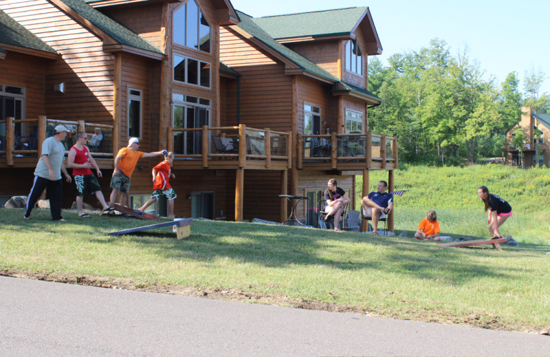 Family games at Big Sandy Lodge & Resort.