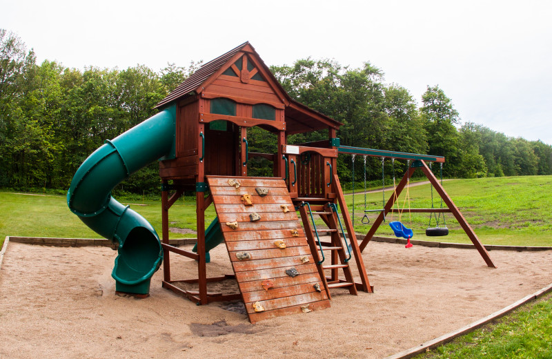 Playground at East Silent Lake Resort.