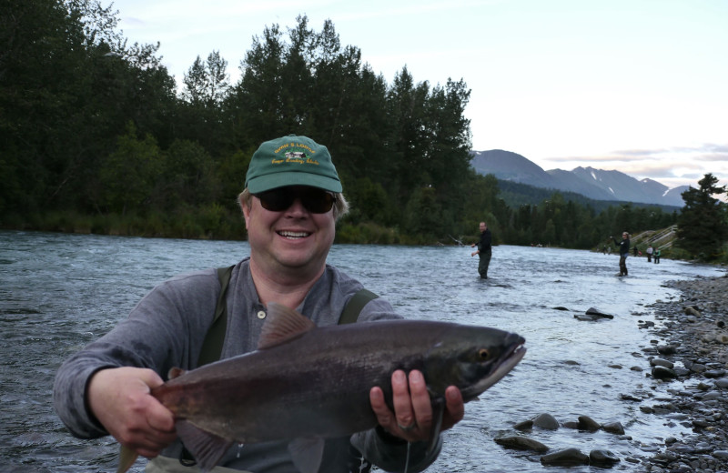 Fishing at Gwin's Lodge & Kenai Peninsula Charter Booking Service.