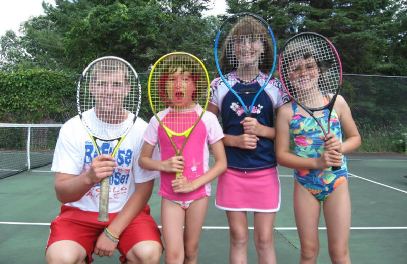 Tennis Lessons at Fair Hills Resort.