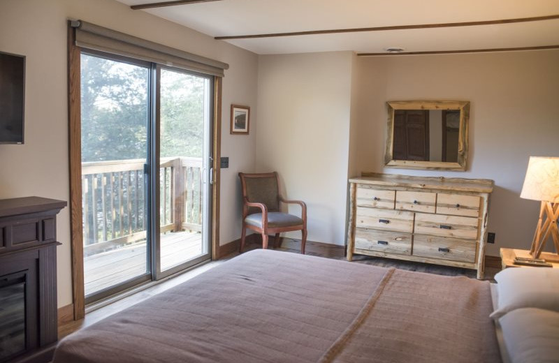 Rental bedroom at Sand County Service Company.