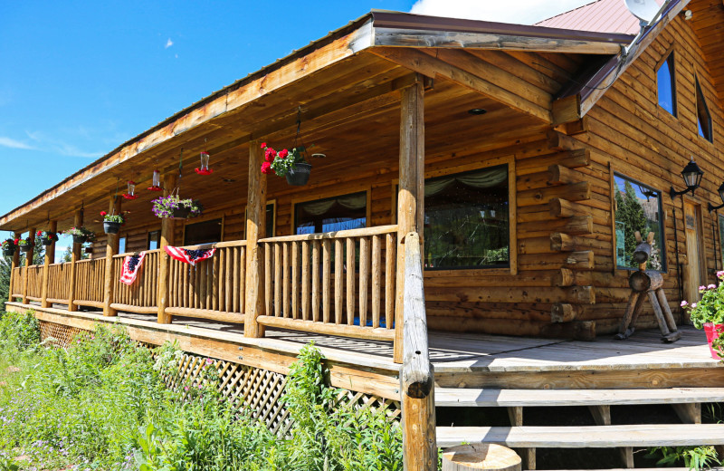 Lodge exterior at Trappers Lake Lodge & Resort.