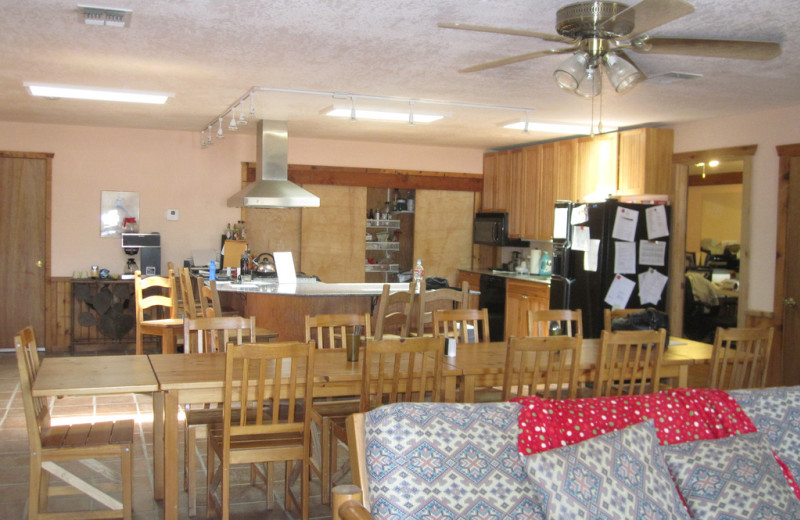 Group lounge at Rancho Cortez.