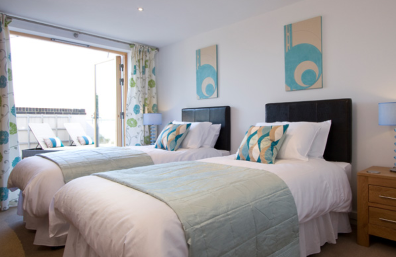 2-bed apartment at Fistral Beach.