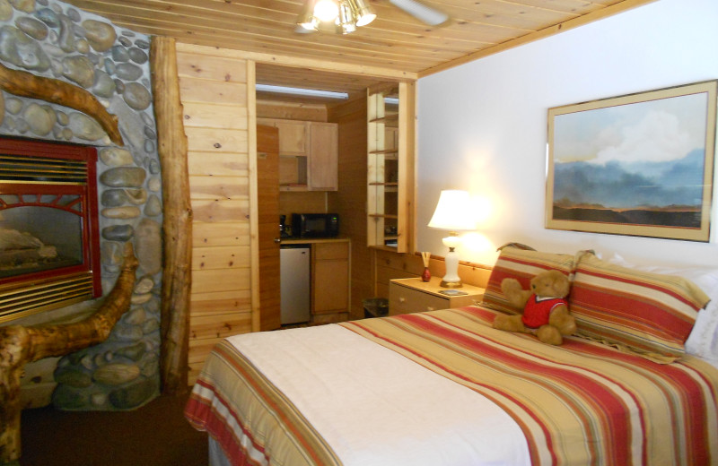 Guest room at Heavenly Valley Lodge.