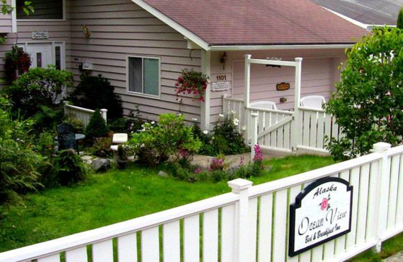 Exterior view of Alaska Ocean View Bed and Breakfast.