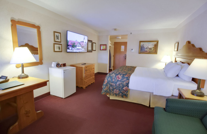 Guest room at Bavarian Inn of Frankenmuth.
