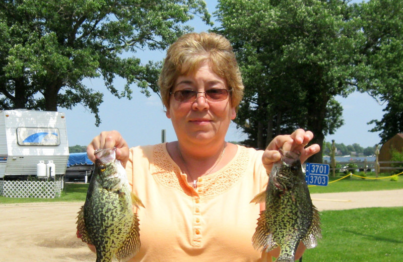 Fishing at Betsy Ross Resort.