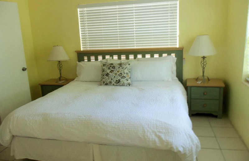 King bedroom at Coral Bay Resort. 