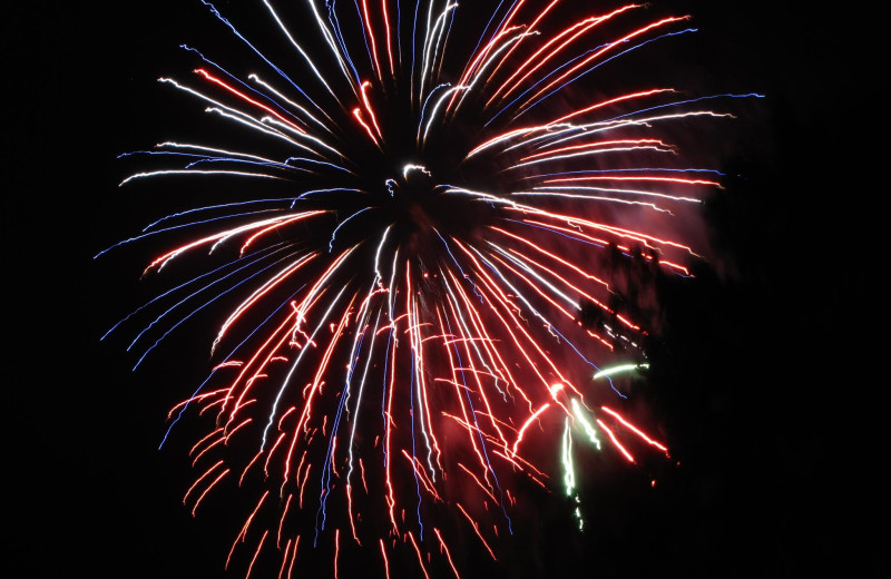 Fireworks at The Inns at Greenleaf Lane.