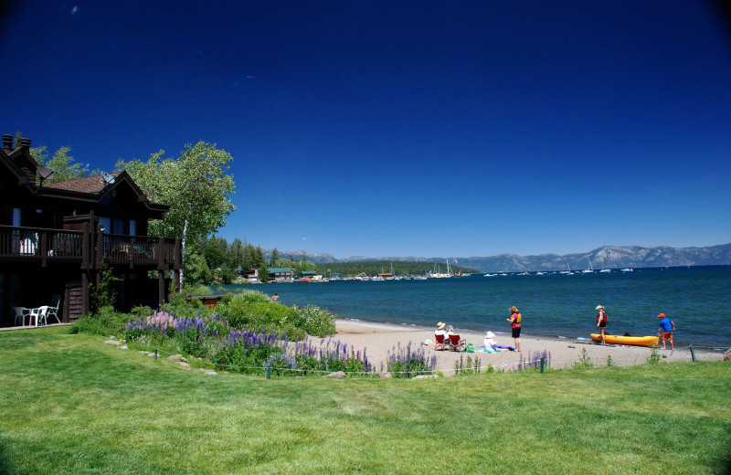 Lake view at Tahoe Marina Lodge.