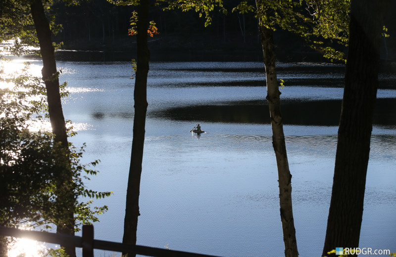 Lake view at Sleeping Bear Resort.