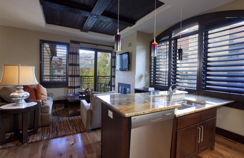 Example of a one bedroom suite at Luxury Boutique Hotel Lumiere in Telluride Colorado