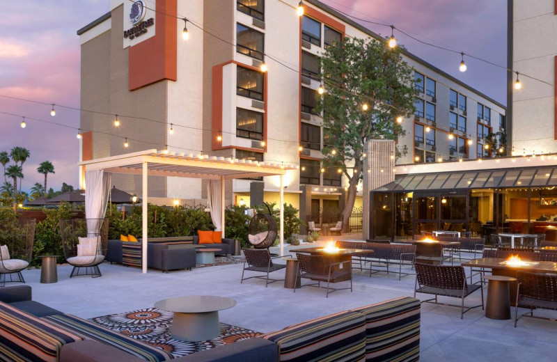 Patio at DoubleTree by Hilton Hotel San Bernardino.