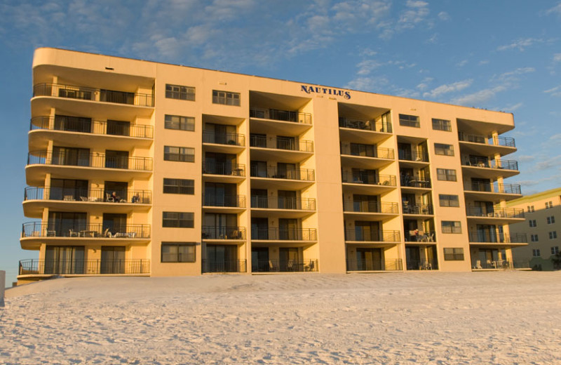 Exterior view of Nautilus Condominiums.