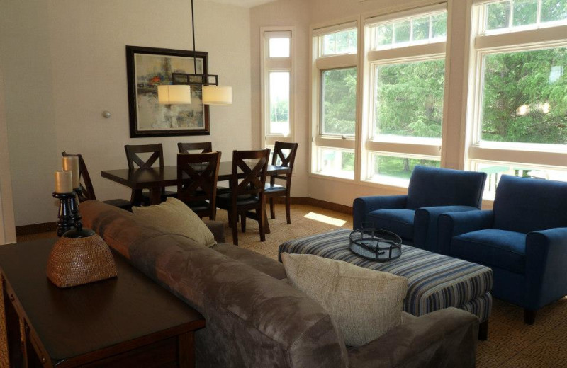 Suite interior at Fairway Suites.