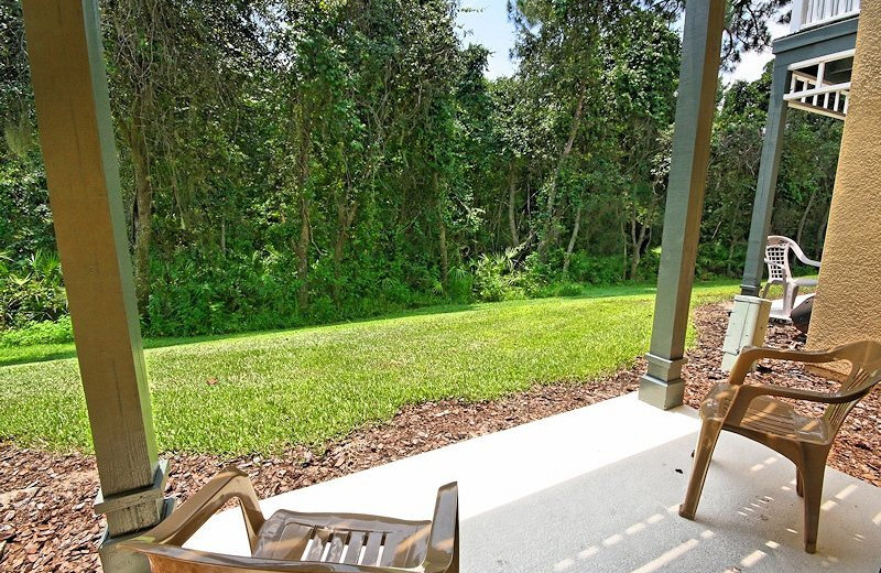 Vacation rental porch at Vista Cay Inn.