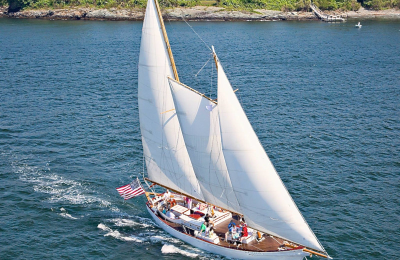Sailing near Mill Street Inn.