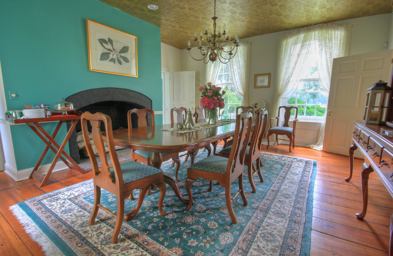 Dining at Combsberry Inn.