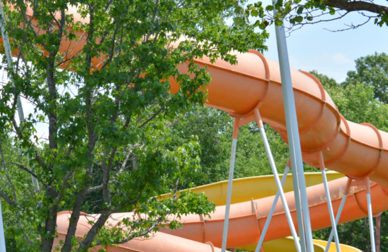 Water slide at Mark Twain Landing.