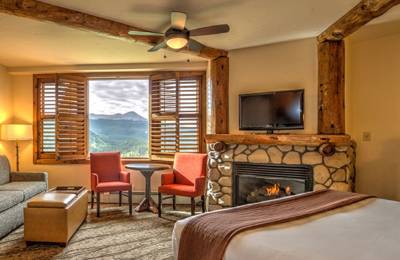 Guest room at The Lodge and Spa at Breckenridge.