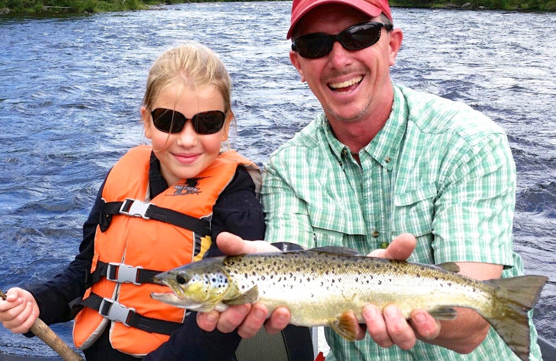 Fishing at Wilsons on Moosehead Lake.