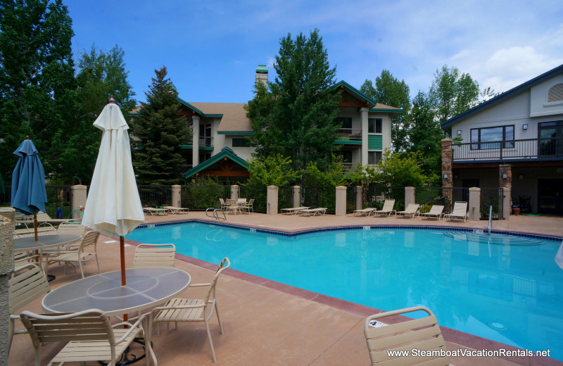 Rental pool at Steamboat Vacation Rentals.