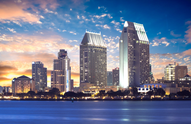 Exterior view of Manchester Grand Hyatt San Diego.