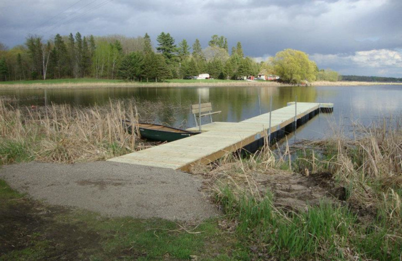 The dock at Anchor Inn Resort.