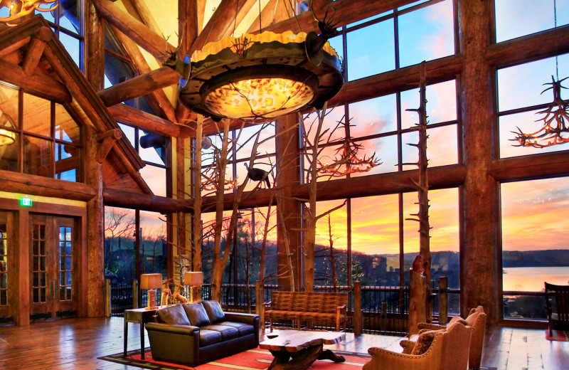 Lobby at Big Cedar Lodge.