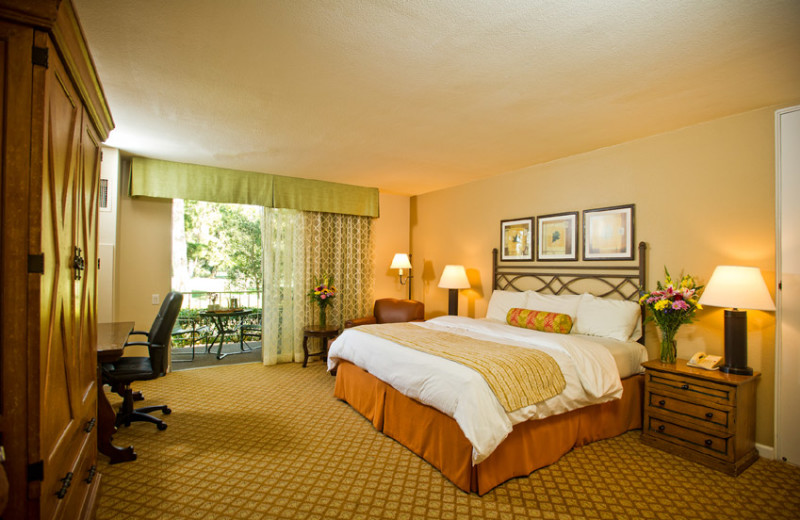 Guest room at Pala Mesa Resort.