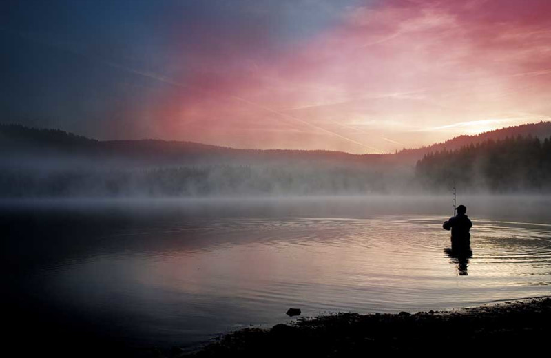 Fishing at Alagnak Lodge.