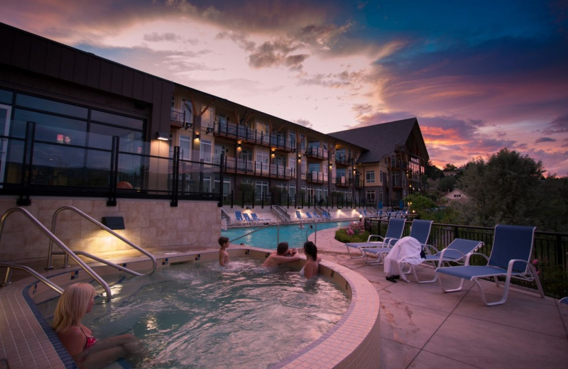 Outdoor pool at Summerland Waterfront Resort.