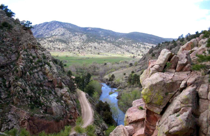 Mountains at  Sylvan Dale Guest Ranch.